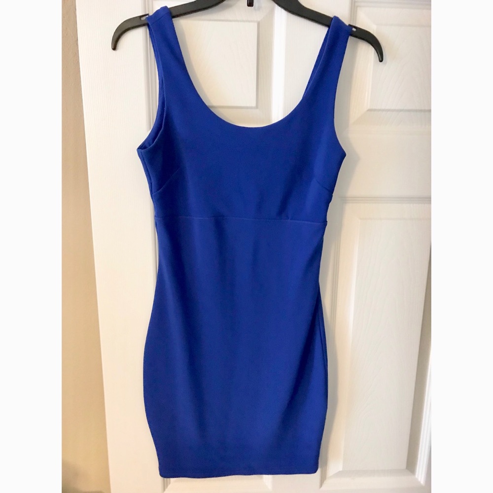 Royal Blue Mini Dress
